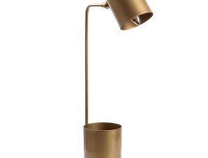 Φωτιστικό Γραφείου Pot 942FLG1852 12x27x64cm 1xE14 40W Gold Opviq