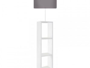 Φωτιστικό Δαπέδου Launo 208903 38x38x150cm White-Grey Megapap