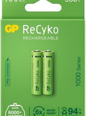 RECHARGEABLE BATTERY GP R03 AAA 950MAH NIMH 100AAAHCE-EB2 2PC IN BLISTER GP