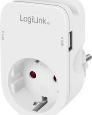 LOGILINK PA0247 SOCKET ADAPTER 1X CEE 7/3 + 2X USB-A