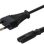 SAVIO CL-97 POWER CABLE (M) 2PIN 1.2M BLACK