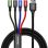 BASEUS FAST 4-IN-1 CABLE 2X LIGHTNING + TYPE-C + MICRO 3.5A BLACK