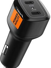 SPIGEN ARCSTATION CAR CHARGER PC2200 2-PORT/USB-C PD3.0 PPS 45W/USB-C PD3.0 30W PPS 25W/TOTAL 75W